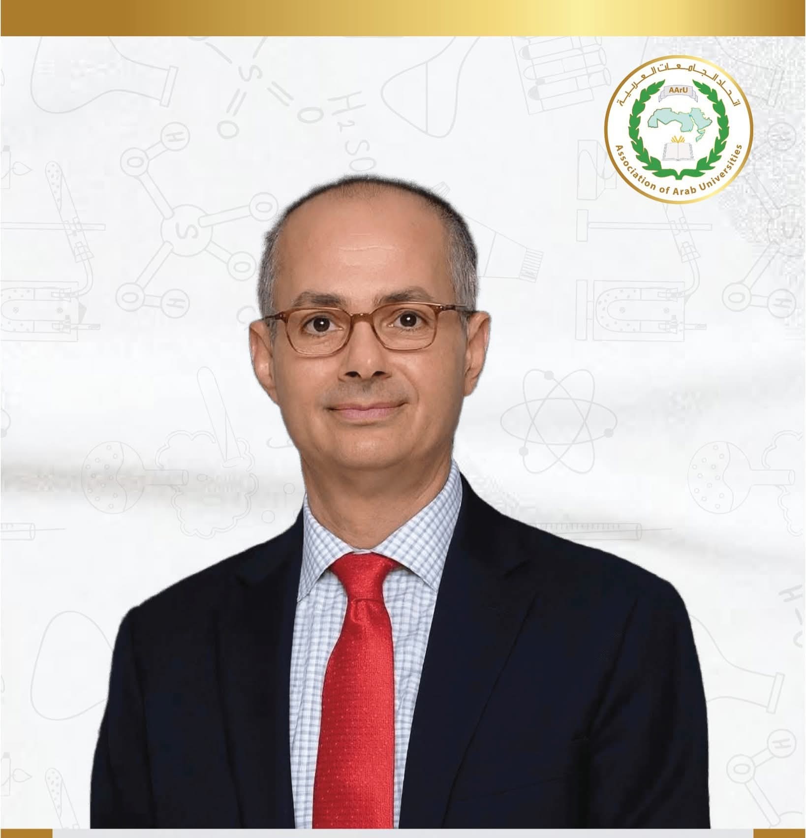 IMG 20251009 WA0051 الجامعات اتحاد الجامعات العربية يهنئ العالم العربي عمر ياغي لفوزه بجائزة نوبل في الكيمياء 2025 موقع في الجامعة