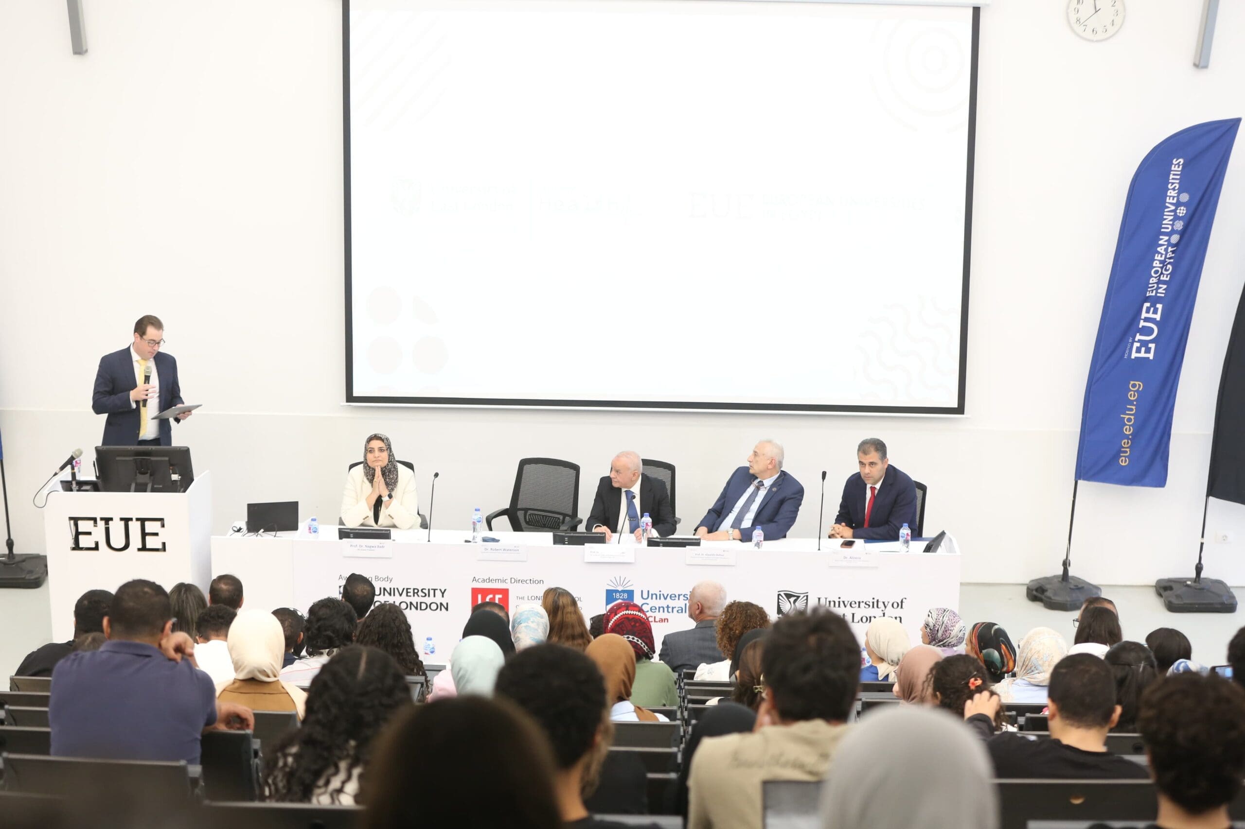IMG 20251012 WA0026 scaled شرق لندن مسؤولو جامعة شرق لندن: طلاب فرع العاصمة الإدارية يحصلون على نفس الشهادة البريطانية موقع في الجامعة