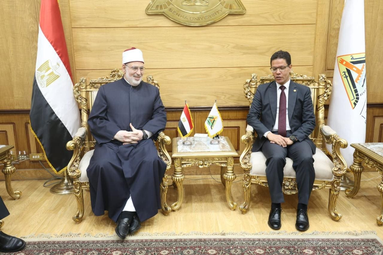 IMG 20251012 WA0075 جامعة بنها "لماذا الإيمان أولًا؟".. وكيل الأزهر يفتتح الأسبوع الدعوي الثاني عشر بجامعة بنها موقع في الجامعة