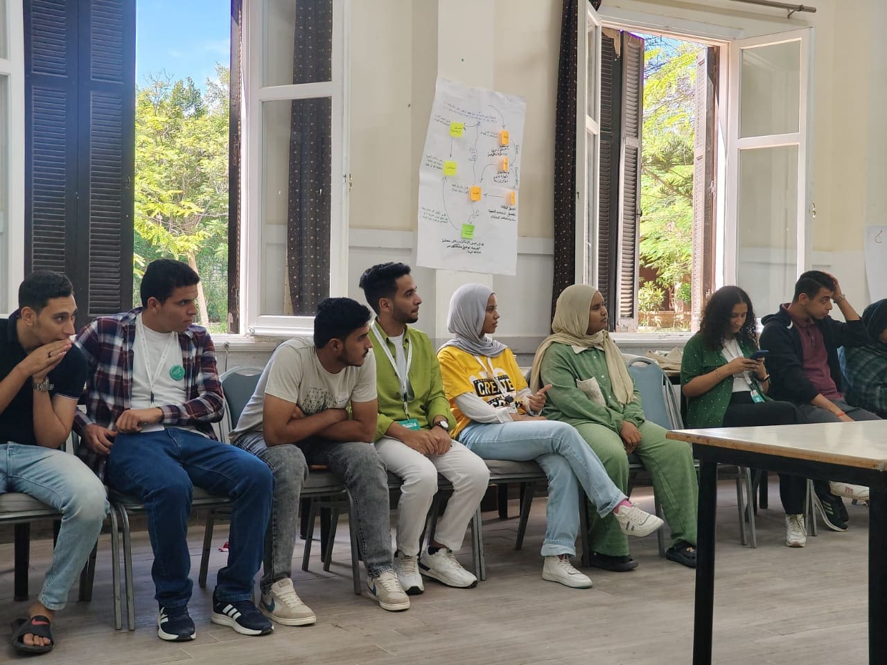 IMG 20251014 WA0086 السويس جامعة طيبة التكنولوجية تدعم مشاركة طلابها في معسكر بيئي لتعزيز المسؤولية المجتمعية موقع في الجامعة
