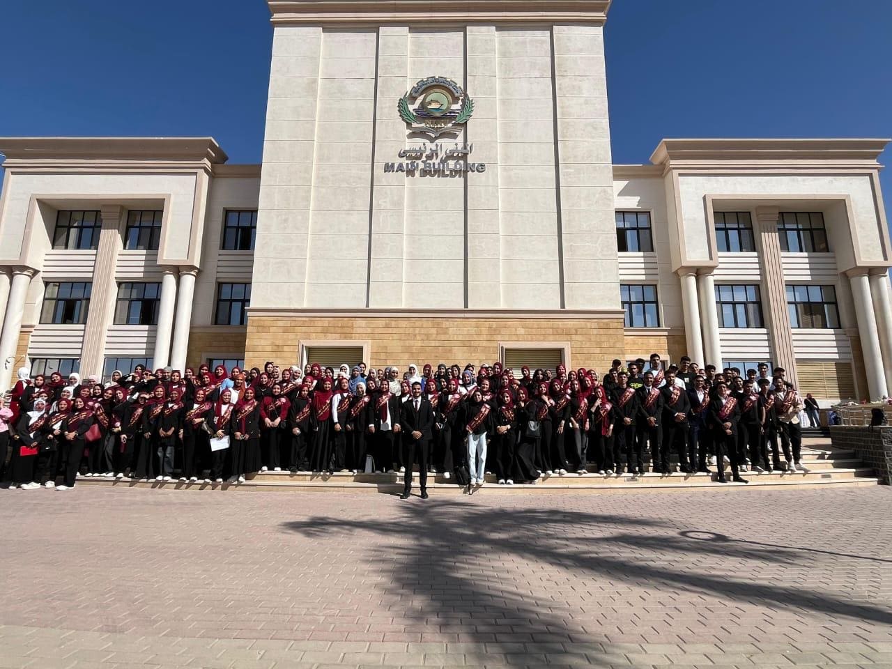 IMG 20251020 WA0178 بنها انضمام أكثر من 400 طالب من جامعة الإسماعيلية الأهلية لأسرة "طلاب من أجل مصر" موقع في الجامعة