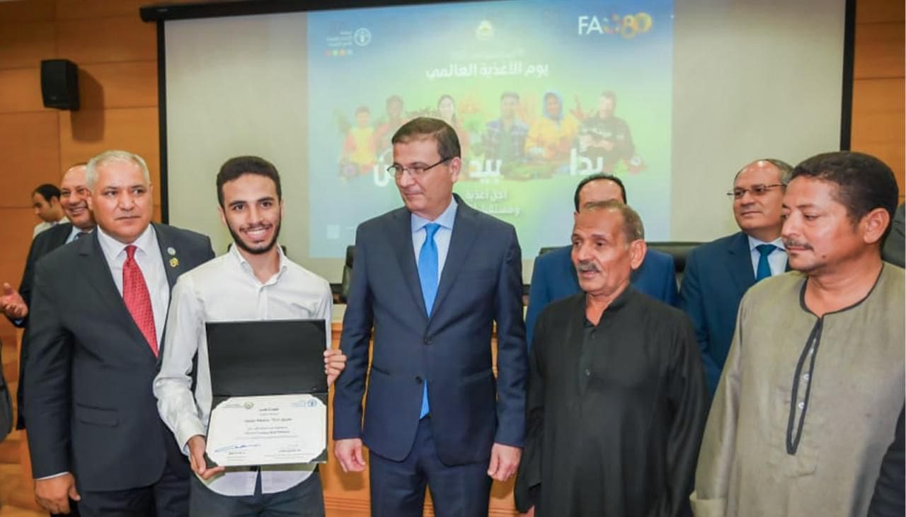 IMG 20251027 WA0272 جامعة طنطا طلاب جامعة طنطا يحصدون المركز الأول في مسارين بمسابقة FAOJECT موقع في الجامعة