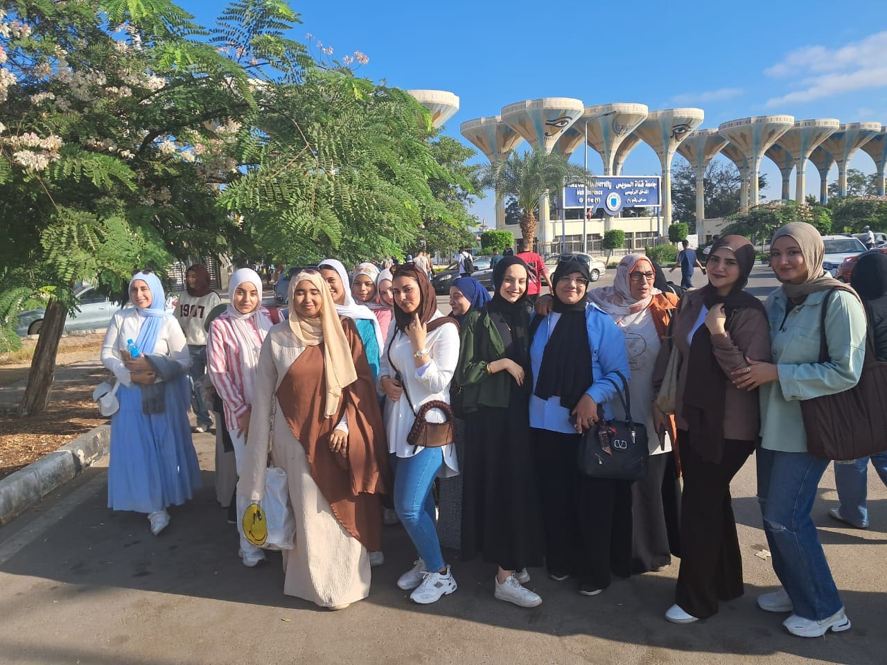 IMG 20251031 WA0045 طلاب طلاب جامعة قناة السويس يزورون مدينة بورسعيد احتفالًا بذكرى نصر أكتوبر المجيد موقع في الجامعة