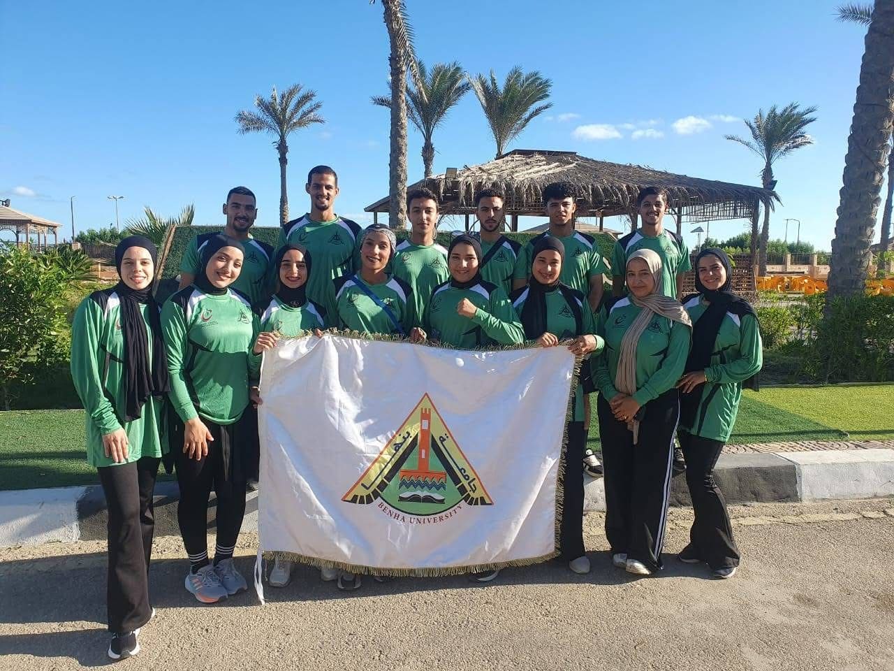 IMG 1615 جامعة جامعة بنها تحصد الميدالية الذهبية في بطولة الجامعات المصرية للكروس فيت موقع في الجامعة