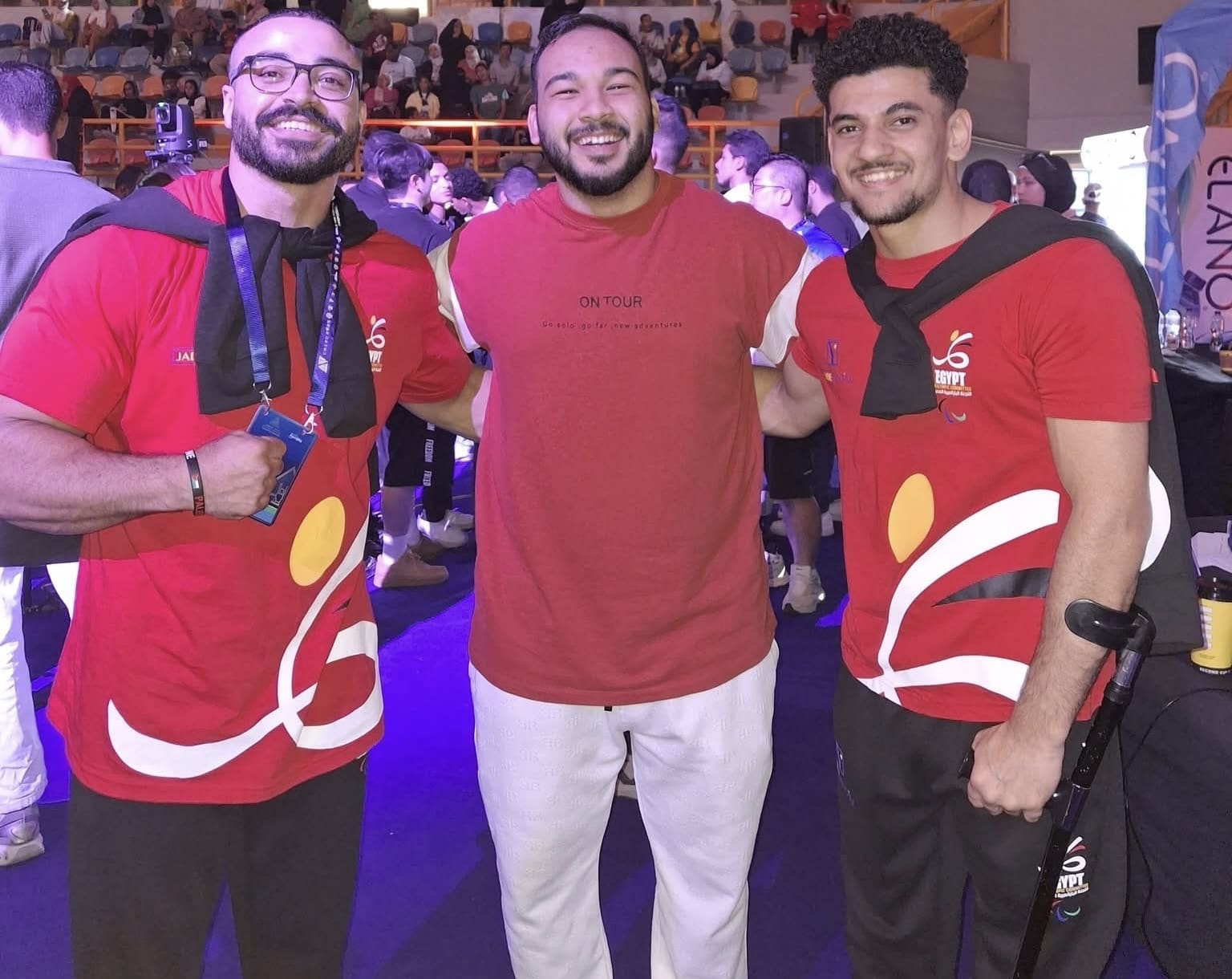 IMG 2217 جامعة طيبة التكنولوجية جامعة طيبة التكنولوجية تشارك في افتتاح بطولة العالم لرفع الأثقال البارالمبية موقع في الجامعة