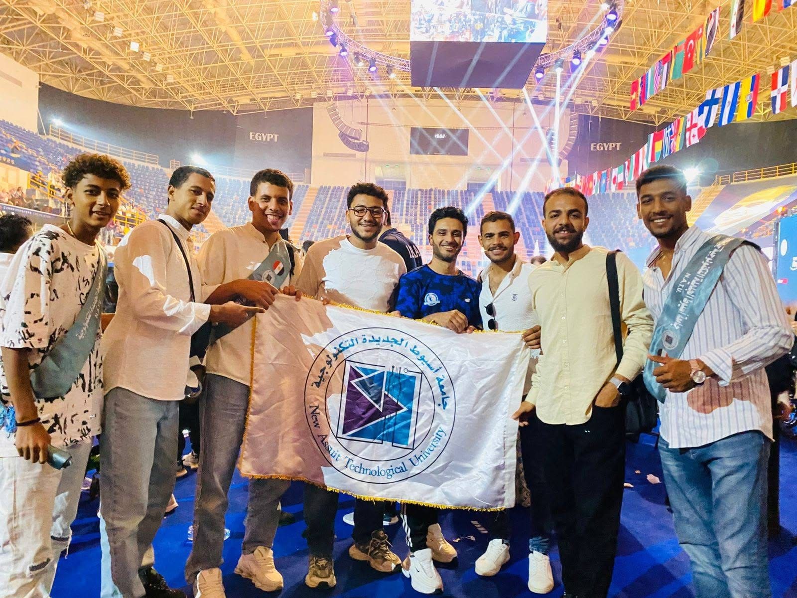 IMG 2322 جامعة جامعة أسيوط الجديدة التكنولوجية تشارك في افتتاح فعاليات بطولة العالم البارالمبية لرفع الأثقال موقع في الجامعة