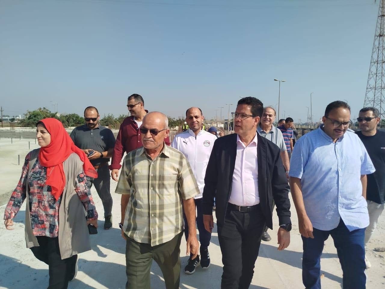 IMG 2903 تمكين رئيس جامعة بنها يتفقد عددًا من المشروعات الإنشائية الجديدة موقع في الجامعة