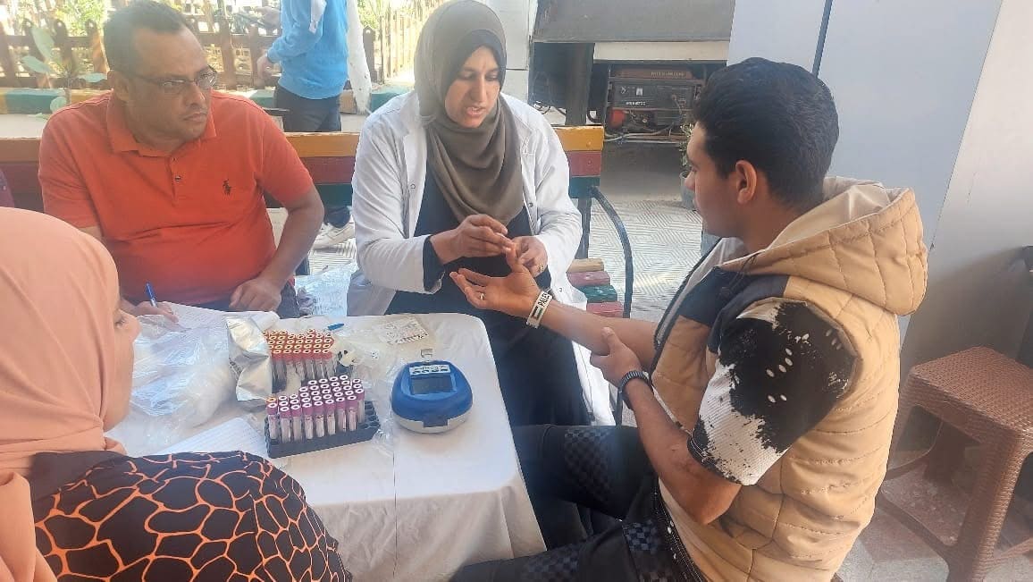 IMG 3173 نوعية نوعية المنوفية تنظم حملة للتبرع بالدم لصالح معهد الكبد القومي بالجامعة موقع في الجامعة