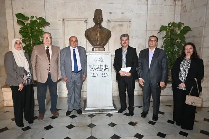 1762709418336 تامر اعتماد برنامج الأشعة التشخيصية بمستشفيات قصر العيني بزيارة وفد المجلس العربي للاختصاصات الصحية موقع في الجامعة