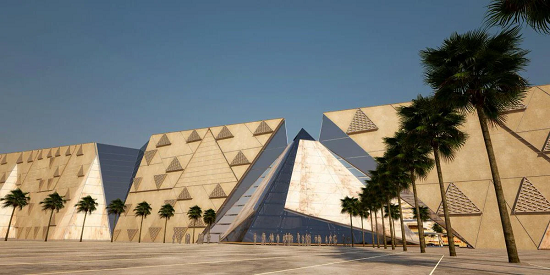 276794 أسقف المتحف المصري الكبير العازلة للحرارة المتحف المصري مصر تقدم للعالم تحفتها المعمارية.. المتحف المصري الكبير يجمع بين التراث والتكنولوجيا موقع في الجامعة
