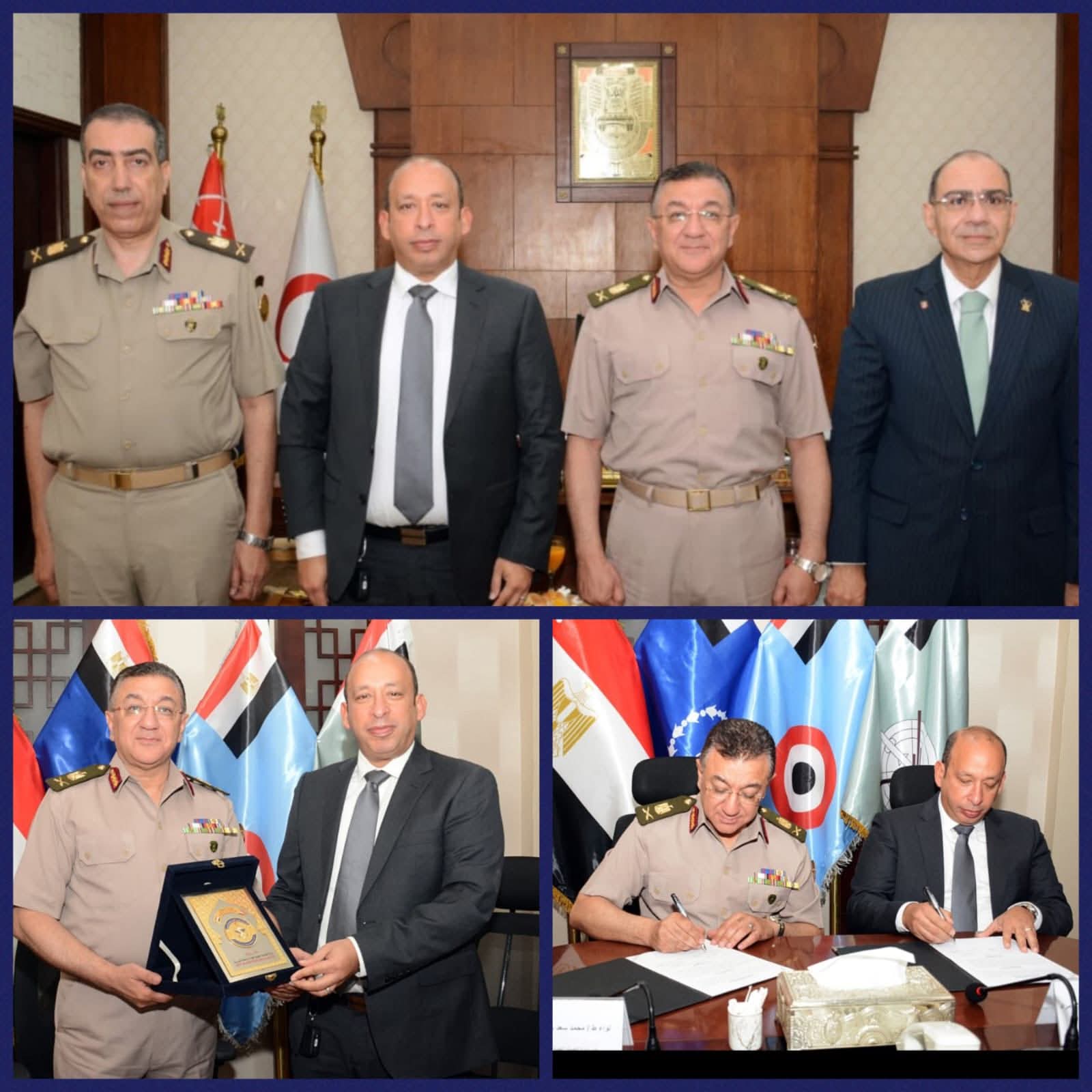 FB IMG 1761981021653 جامعة عين شمس بروتوكول تعاون بين كلية طب قصر العيني وإدارة الخدمات الطبية بالقوات المسلحة لدعم التعاون العلمي والعملي موقع في الجامعة