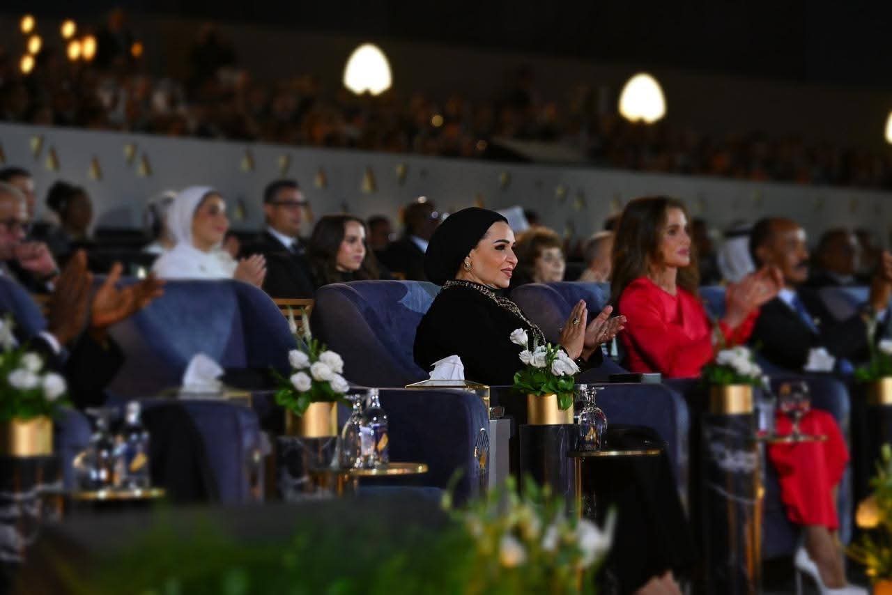 FB IMG 1762362288091 طلاب دمياط السيدة انتصار السيسي تشيد بالإبداع المصري في افتتاح المتحف المصري الكبير موقع في الجامعة