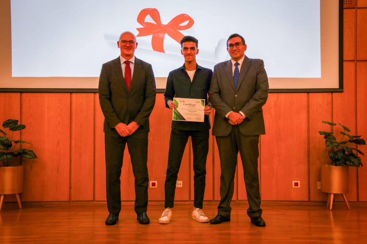FB IMG 1762763071339 حجازي الطالب محمد حجازي ضمن أفضل 20 خريج على مستوى التدريب الصيفي بجامعة بنها موقع في الجامعة