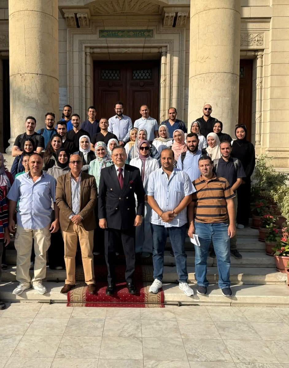 FB IMG 1763190001621 التعليم العالي قافلة جامعة القاهرة تخدم 1700 مواطن في أم خنان: صحة وتوعية وتنمية بشراكات وطنية متكاملة موقع في الجامعة
