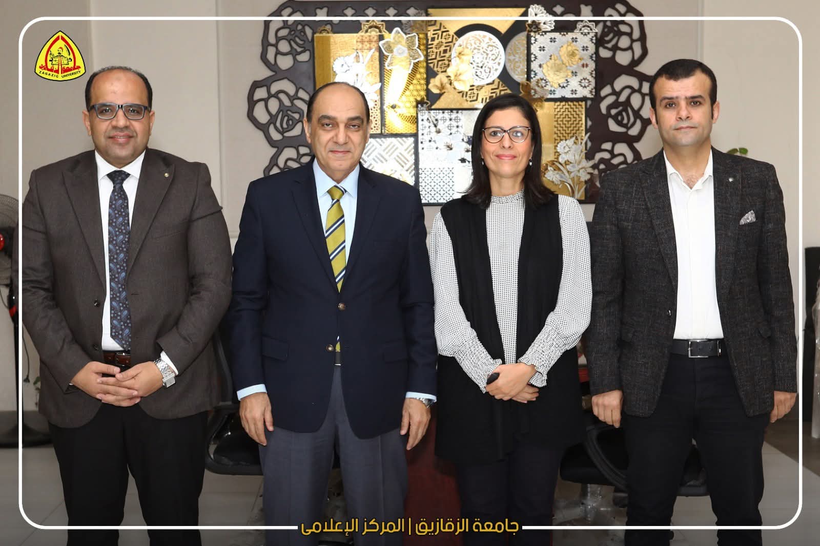 FB IMG 1764009123562 جامعة المنوفية جامعة الزقازيق تنظم ورشة تعريفية بمنحة تشيفنينغ البريطانية لبرامج الماجستير موقع في الجامعة