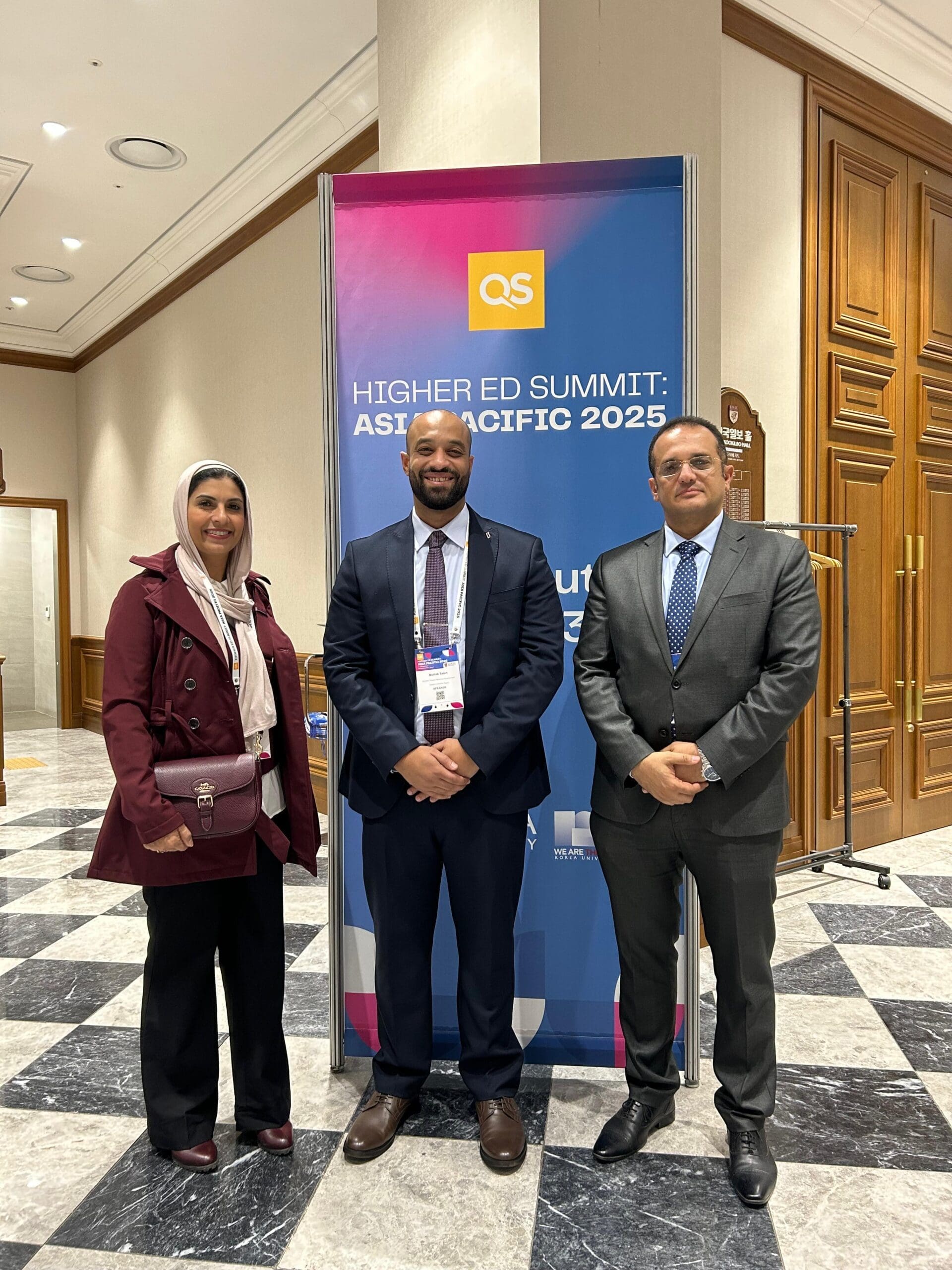 IMG 20251111 WA0080 scaled الجلالة قمة QS بكوريا الجنوبية.. جامعة الجلالة تمثل مصر دوليًا وتبرز ريادتها التعليمية موقع في الجامعة