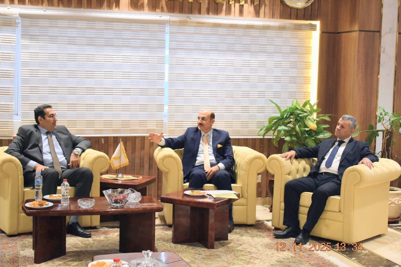 IMG 20251113 WA0006 جامعة بنها تجديد مذكرة تفاهم بين جامعة مدينة السادات والجامعة المصرية للتعلم الإلكتروني الأهلية موقع في الجامعة