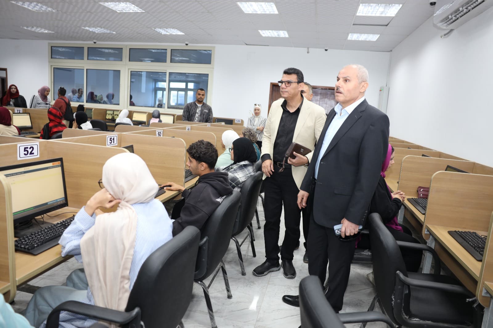 IMG 20251117 WA0144 جامعة الإسماعيلية الجديدة 1,201 طالب يؤدون امتحانات الميدترم بجامعة الإسماعيلية الجديدة موقع في الجامعة