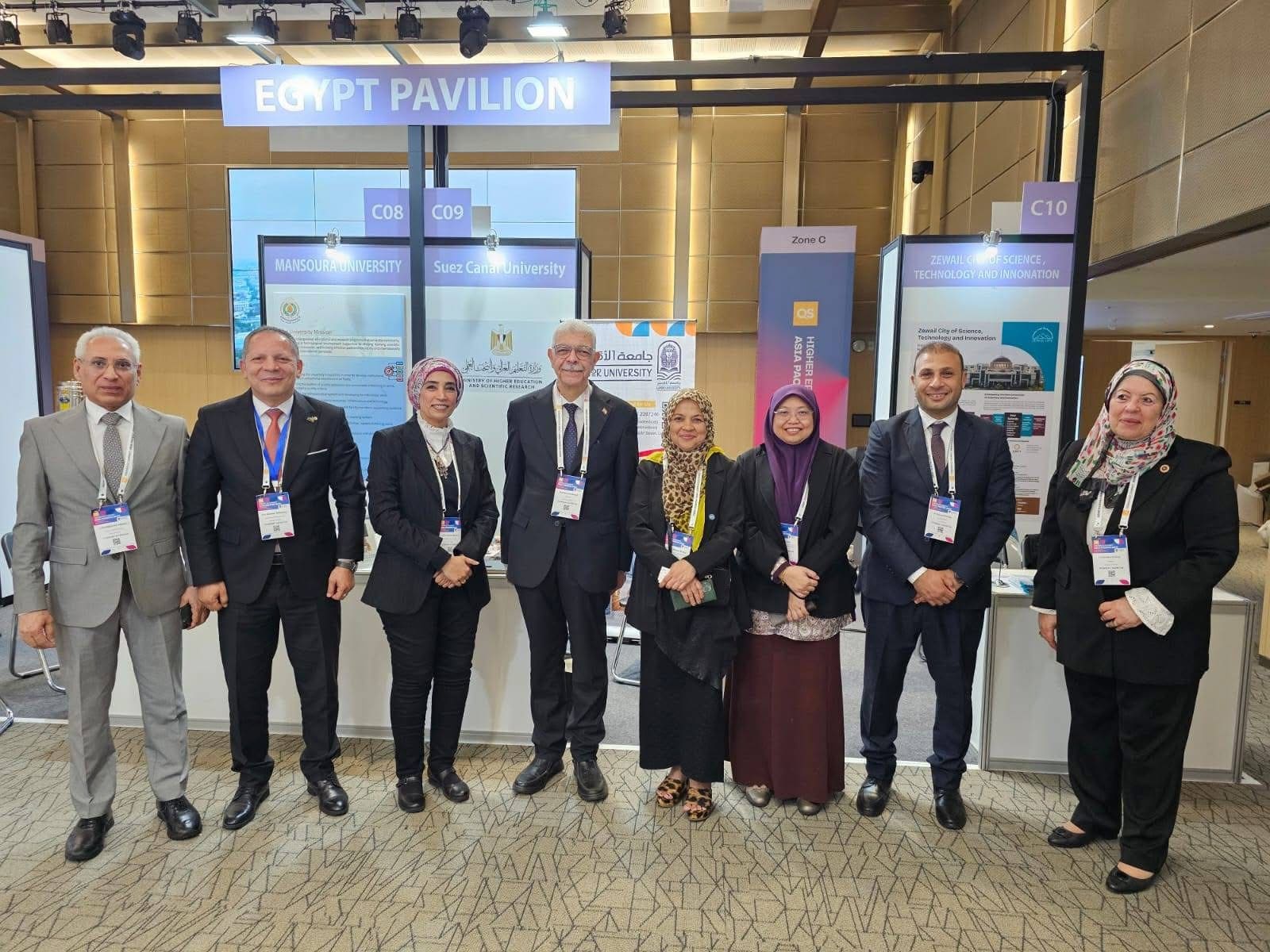IMG 4235 هندسة رئيس جامعة المنوفية يشارك في فعاليات ملتقى التعليم العالي بجامعة كوريا موقع في الجامعة