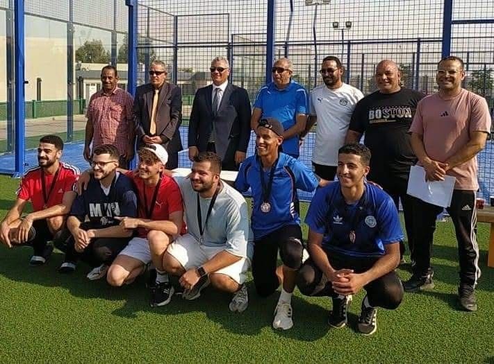 IMG 4405 جامعة قناة السويس جامعة قناة السويس تختتم بطولة البادل للكليات ضمن فعاليات الأنشطة الطلابية موقع في الجامعة