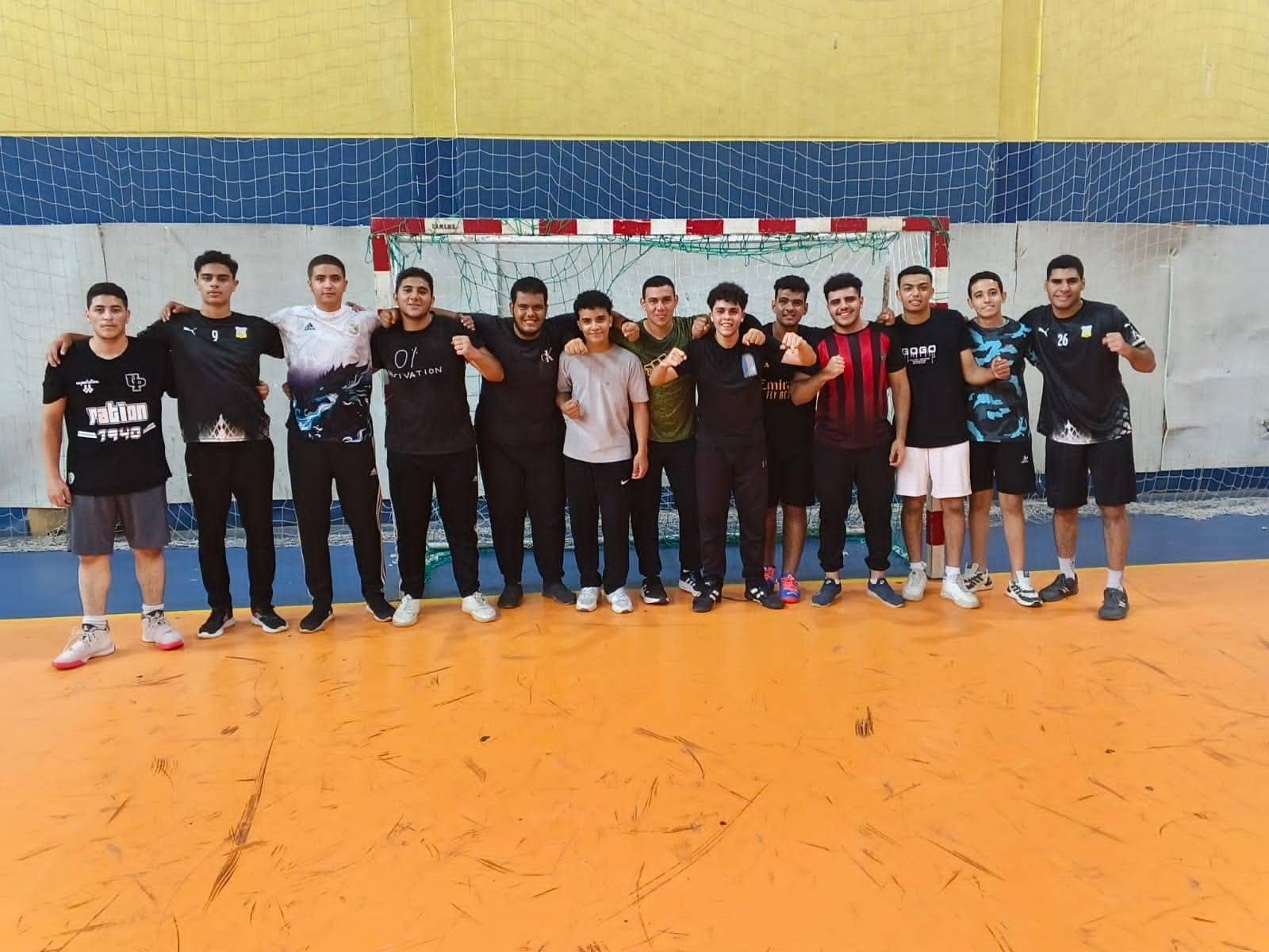 IMG 4530 المنوفية فوز فريق كرة اليد طلبة بجامعة المنوفية الأهلية على فريق كلية الزراعة بالدوري الرياضي موقع في الجامعة