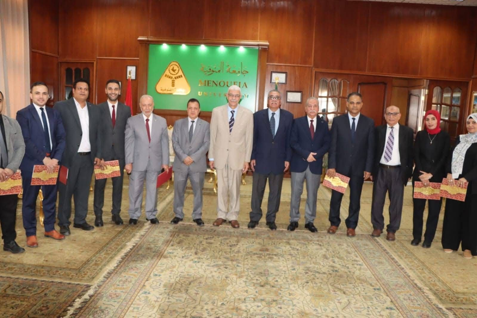 IMG 4538 جامعة رئيس جامعة المنوفية: حصول كلية التجارة على الأيزو تتويج لجهود الجامعة في تطوير الأداء الأكاديمي والإداري موقع في الجامعة
