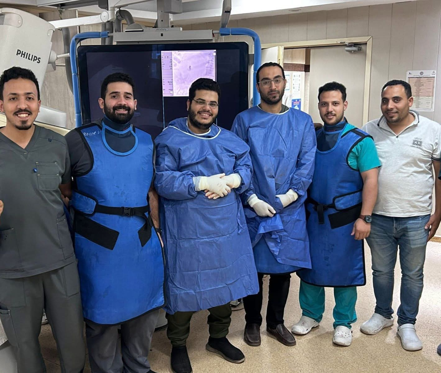 IMG 4653 طبي تدخل طبي دقيق بمعهد الكبد القومي بالمنوفية ينقذ حياة مريض من نزيف حاد دون جراحة موقع في الجامعة
