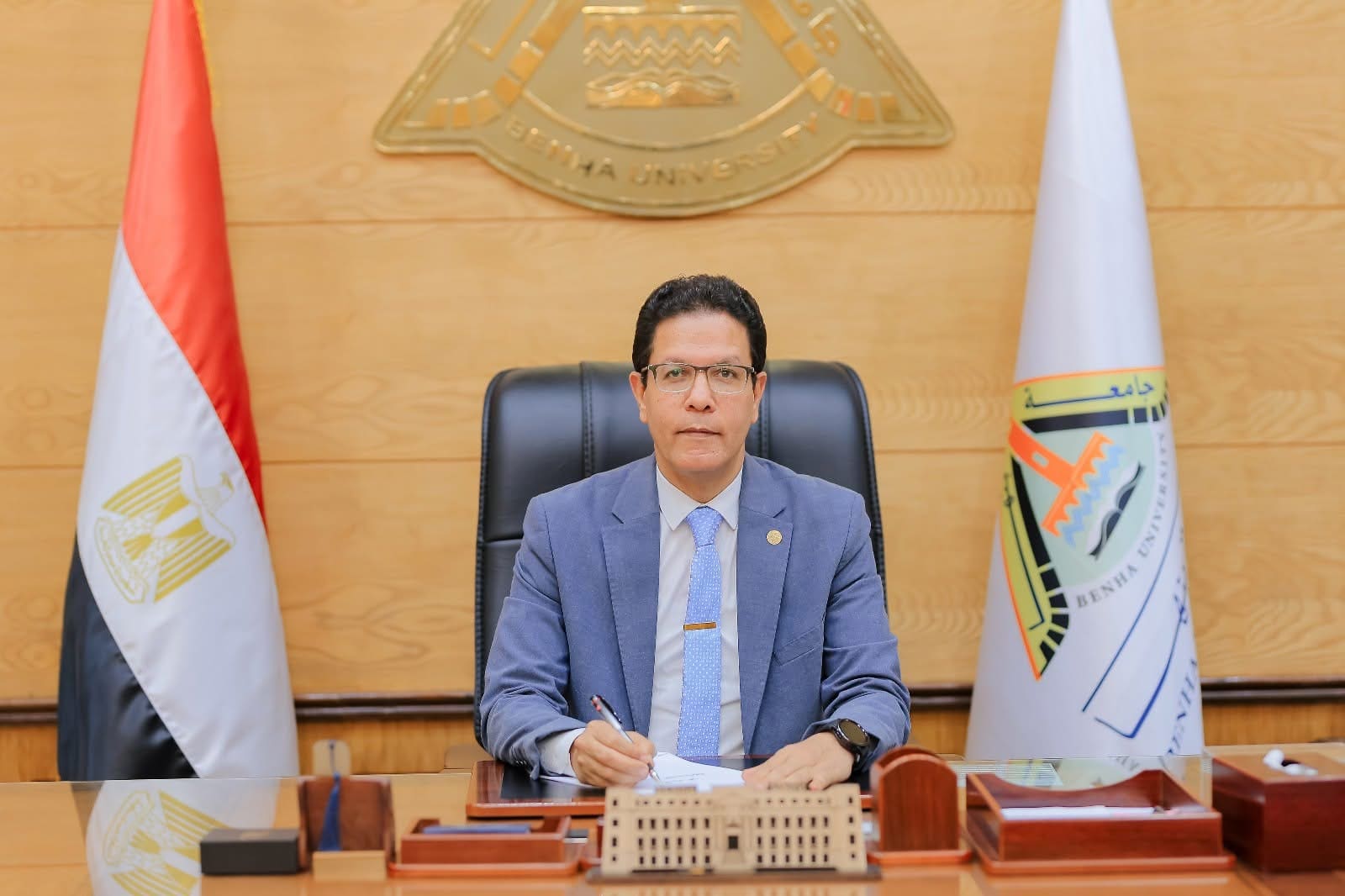 IMG 5225 بنها جامعة بنها: محو أمية 3014 مواطن في دورة أكتوبر 2025 موقع في الجامعة