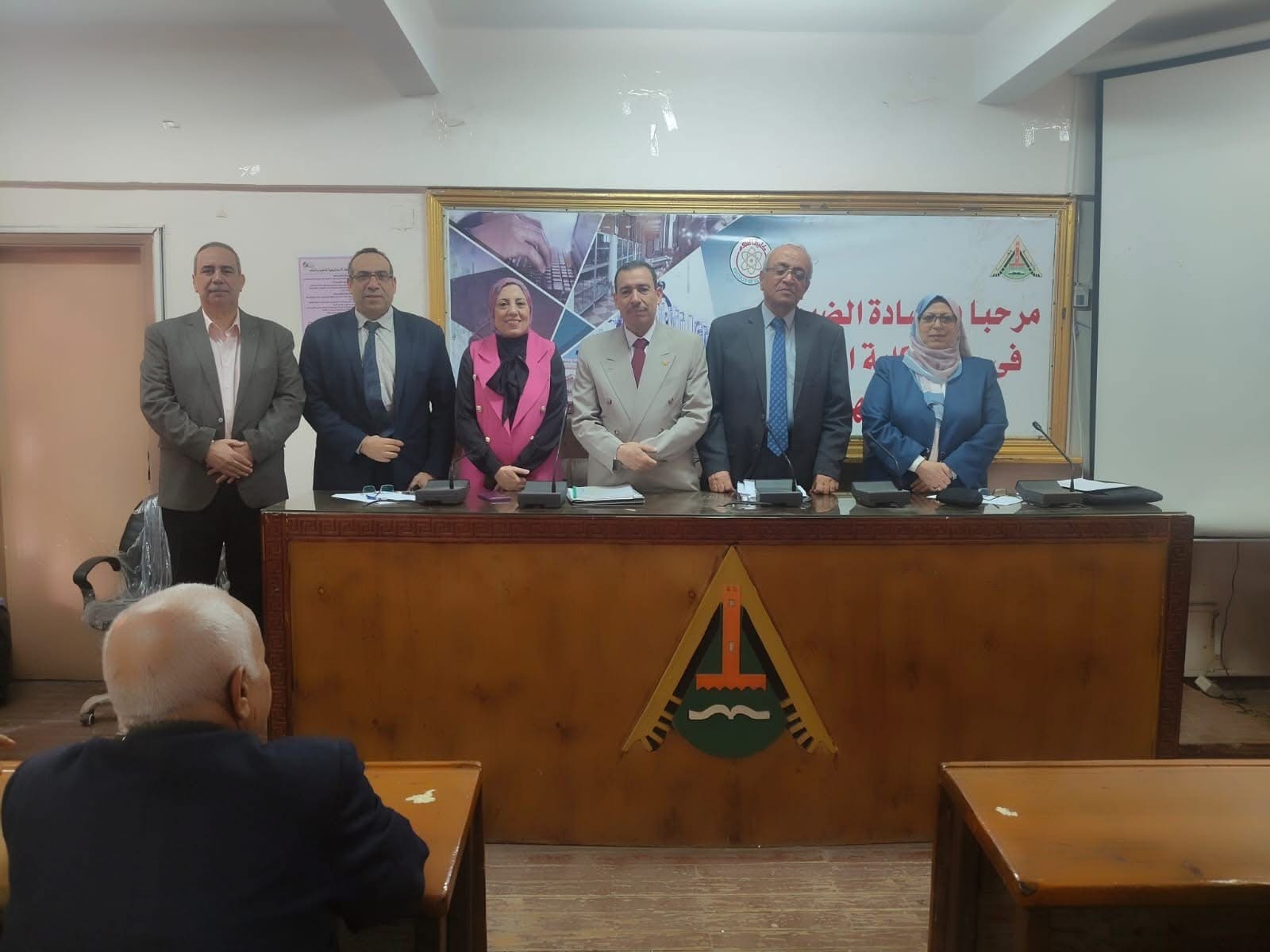 IMG 5226 نائب نائب رئيس جامعة بنها تستقبل فريق المحاكاة للاعتماد المؤسسي والبرامجي بكلية العلوم موقع في الجامعة