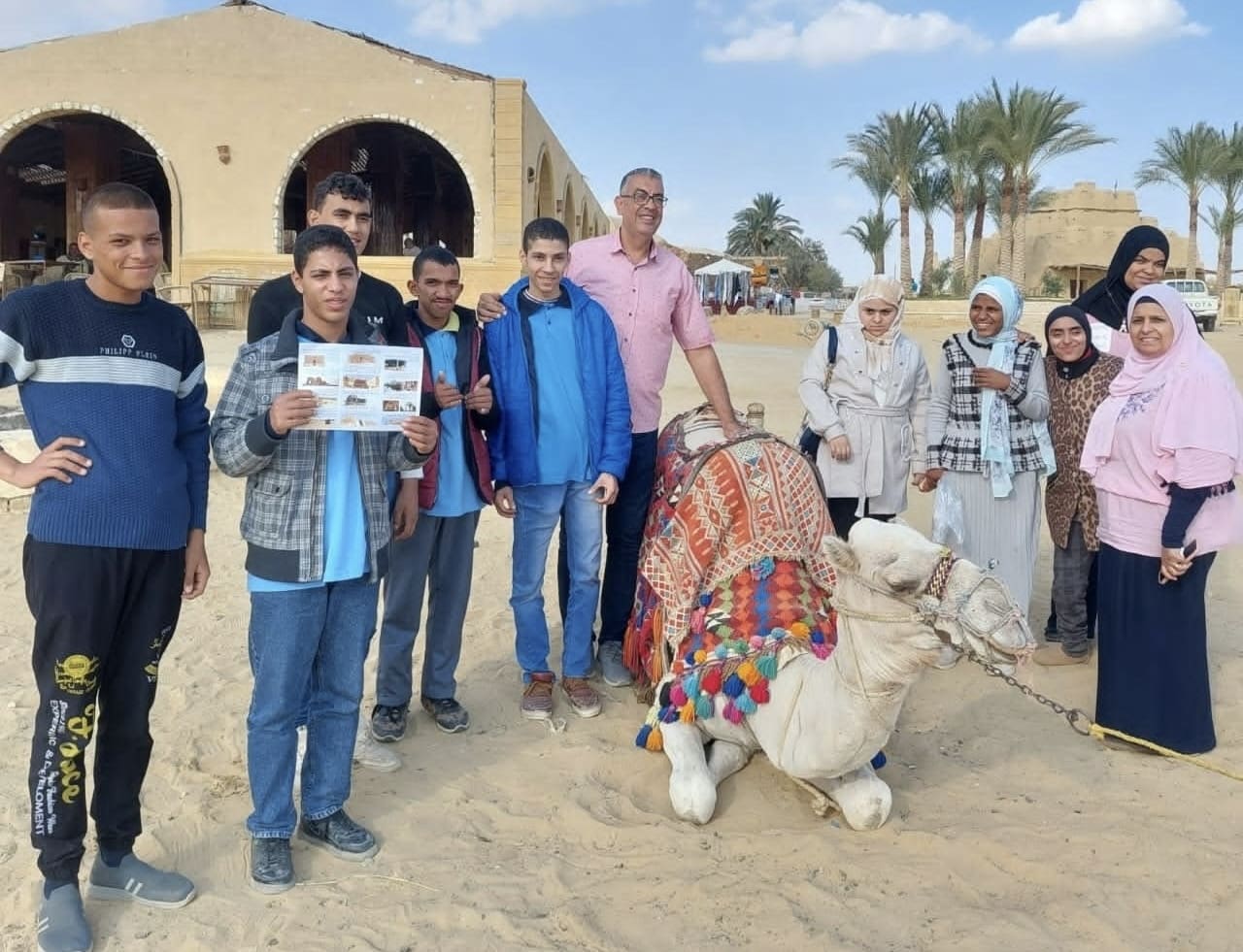 IMG 5584 رحلة رحلة سياحية تثقيفية وترفيهية لطلاب مدارس التربية الخاصة بالفيوم موقع في الجامعة