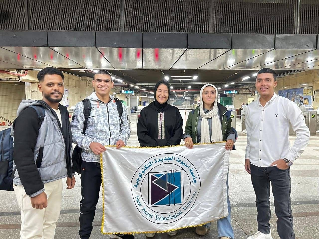 IMG 5592 أسيوط جامعة أسيوط الجديدة التكنولوجية تحصد المركز الخامس في مسابقة الكاراتيه على مستوى الجمهورية موقع في الجامعة