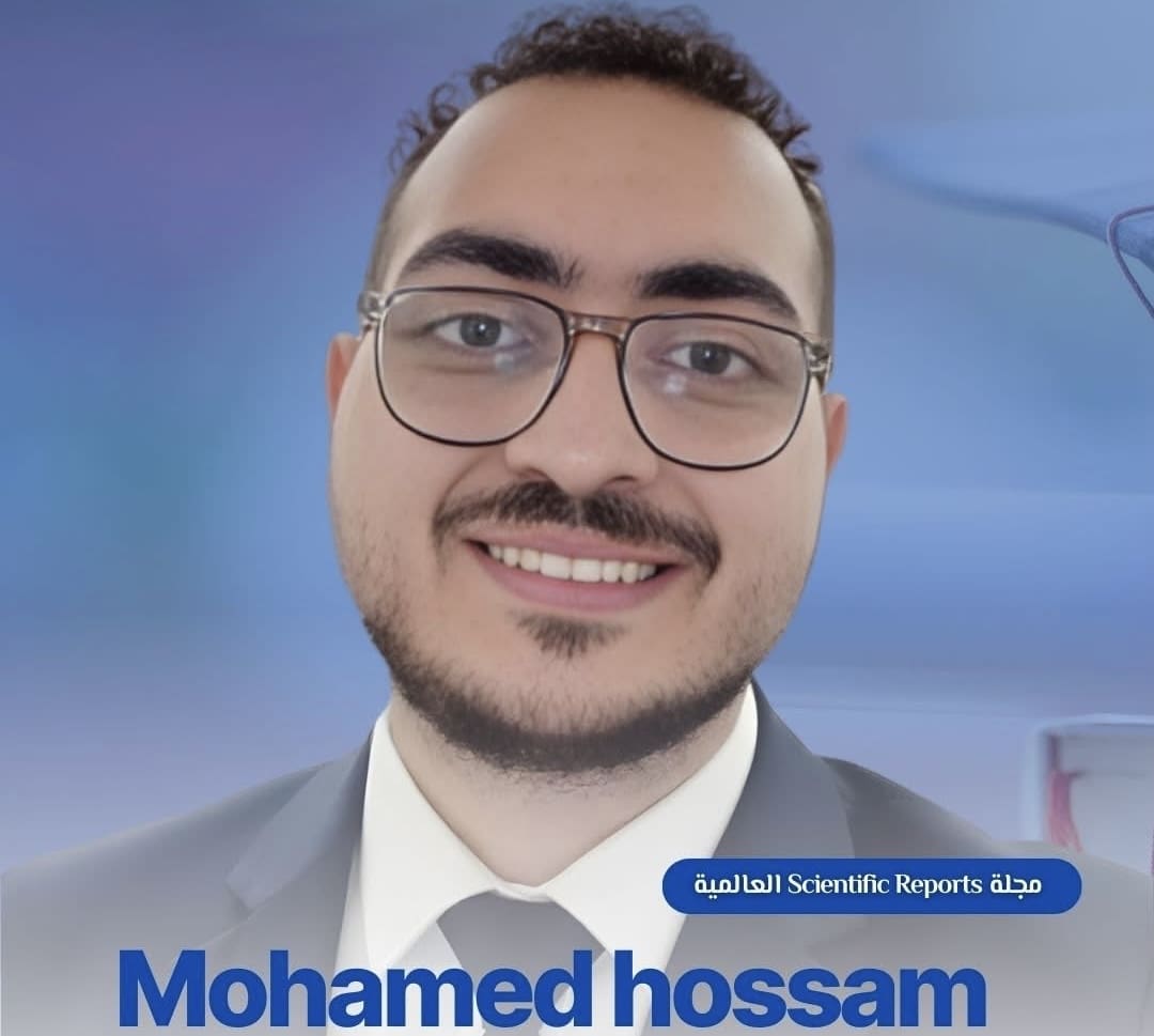 IMG 5796 الأهلية جامعة حلوان الأهلية تهنئ الطالب محمد حسام لنشر بحثه في مجلة Scientific Reports العالمية موقع في الجامعة