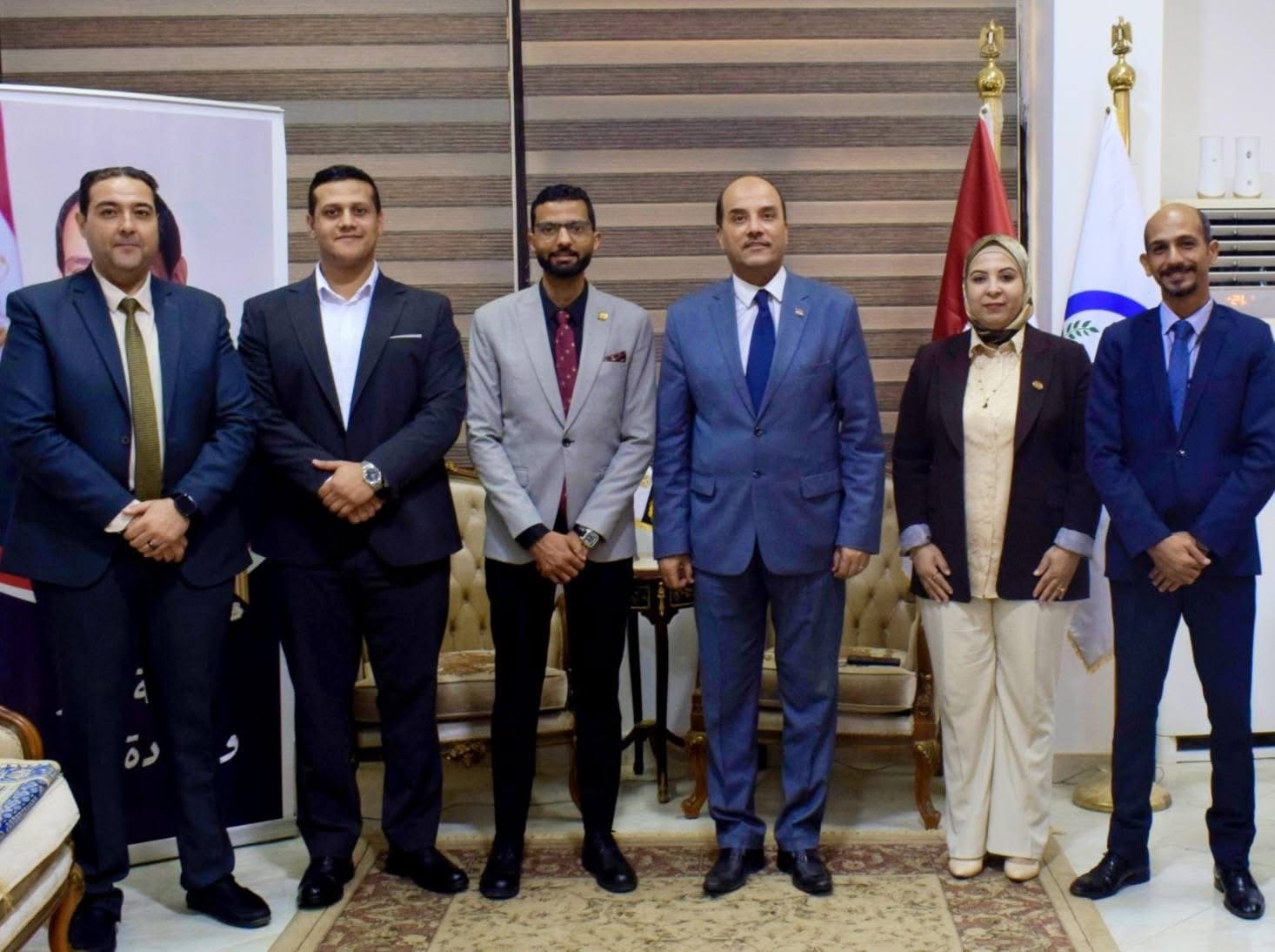 IMG 5956 المتحدثين جلسة تعريفية بجامعة العريش لدعم البحث العلمي وتطوير مهارات الوصول للمصادر الرقمية موقع في الجامعة