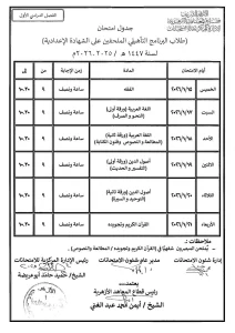 بالصور.. تفاصيل جداول امتحانات الابتدائية والإعدادية الأزهرية 2026 2 153232 1 امتحانات بالصور.. تفاصيل جداول امتحانات الابتدائية والإعدادية الأزهرية 2026 موقع في الجامعة