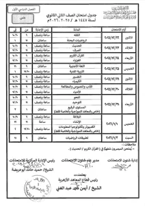دليلك الكامل لمواعيد امتحانات نصف العام 2025/2026 بالمعاهد الأزهرية 7 158559 10 722x1024 1 امتحانات دليلك الكامل لمواعيد امتحانات نصف العام 2025/2026 بالمعاهد الأزهرية موقع في الجامعة