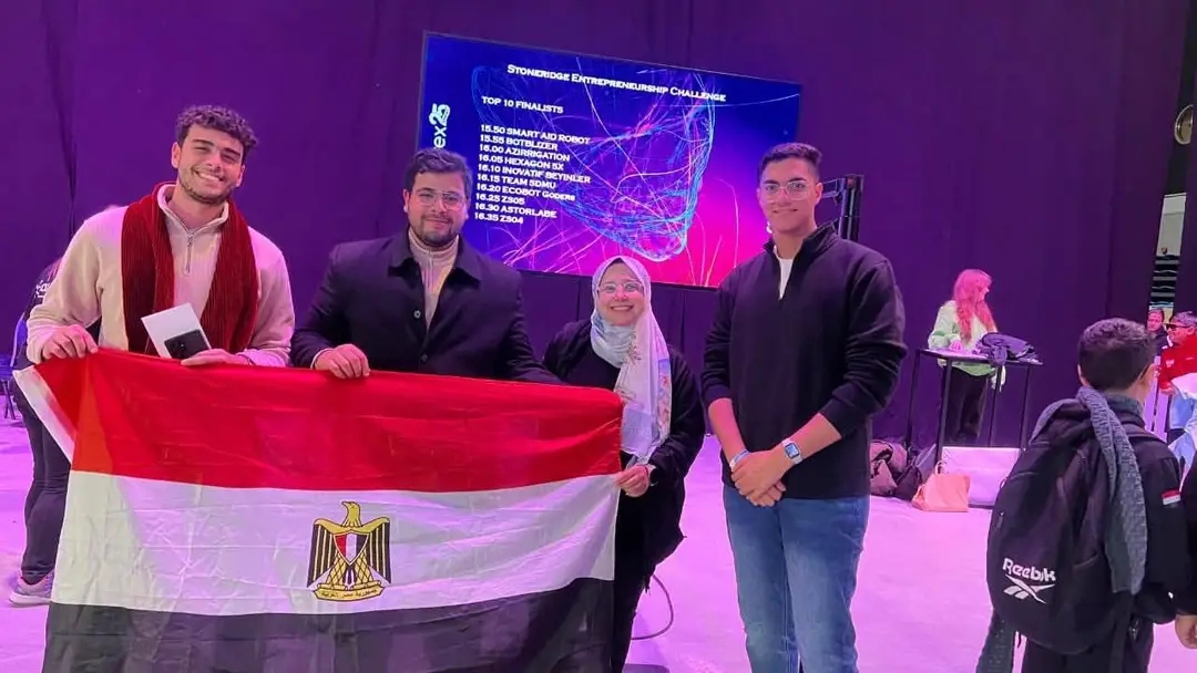 1765442459998 رئيس جامعة المنصورة الجديدة تحصد المركز الثاني عالميًا في Robotex الدولية موقع في الجامعة