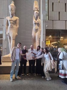طلاب طب الفم والأسنان بالجامعة المصرية الروسية يزورون المتحف المصري الكبير لتعزيز الثقافة والتراث| صور 4 FB IMG 1765014740076 طب الفم طلاب طب الفم والأسنان بالجامعة المصرية الروسية يزورون المتحف المصري الكبير لتعزيز الثقافة والتراث| صور موقع في الجامعة