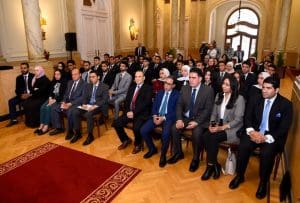 FB IMG 1765811528016 الخارجية وزير الخارجية يفتح أبواب الحوار مع طلاب جامعة بني سويف ويستعرض السياسة المصرية الإقليمية والدولية موقع في الجامعة