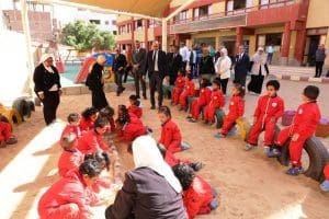 FB IMG 1765895106175 محافظ وزير التعليم ومحافظ أسوان يطلعان على سير الدراسة بالمدارس المصرية اليابانية موقع في الجامعة