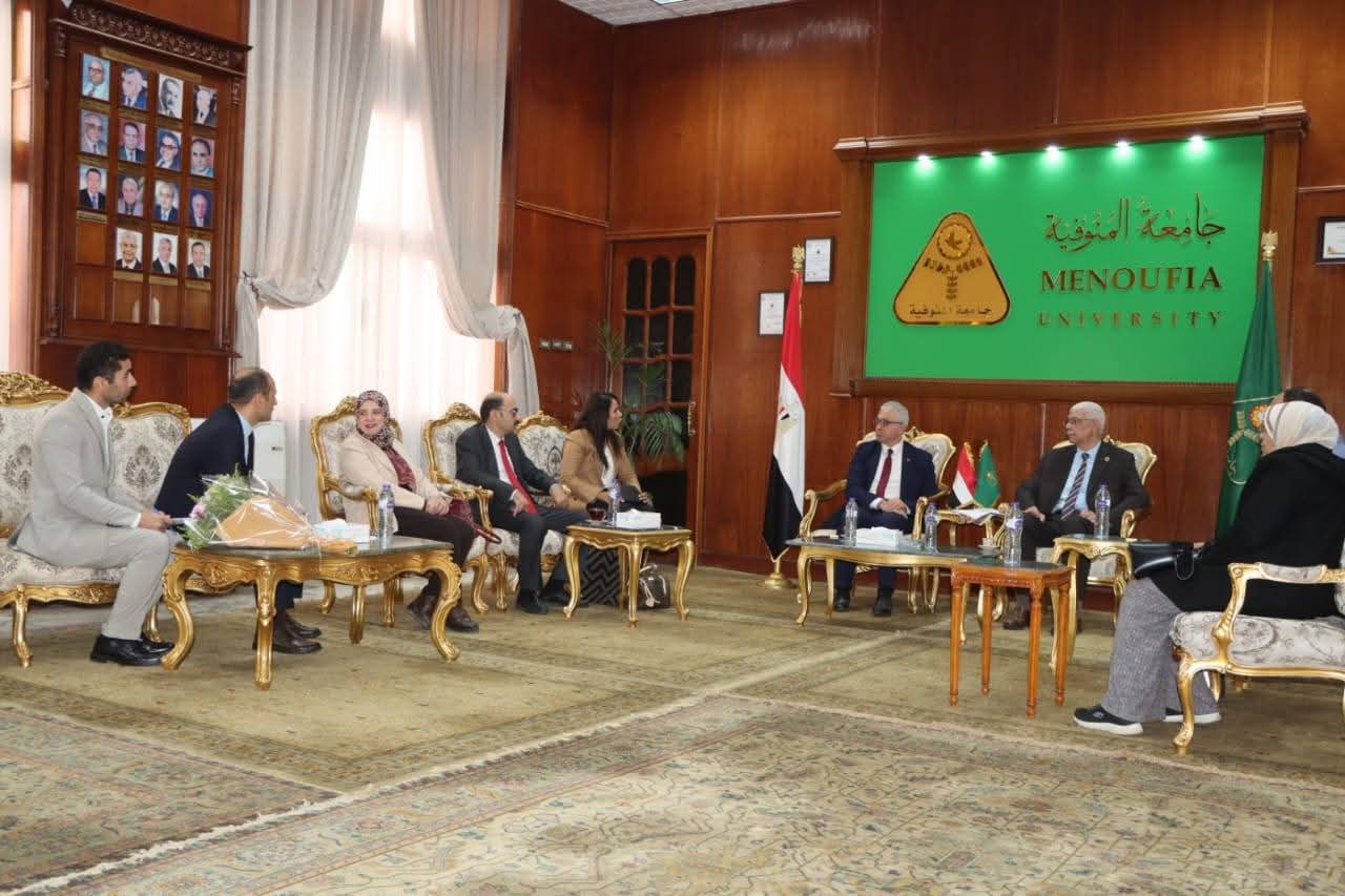 FB IMG 1765896890052 المنوفية رئيس جامعة المنوفية يبحث مع المستشار التعليمي بسفارة تركيا تعزيز التعاون الأكاديمي المشترك موقع في الجامعة