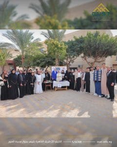 FB IMG 1765966093955 صيدلة طلاب صيدلة العبور يستعرضون ارتباط الصيدلة المصرية القديمة بالتطبيقات الحديثة| صور  موقع في الجامعة