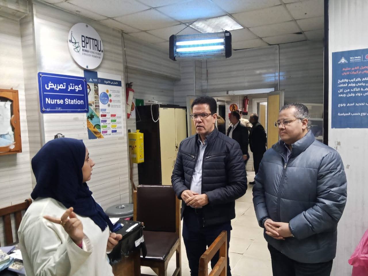 FB IMG 1766241796849 مصروفات رئيس جامعة بنها يحيل إثنين من الأطباء بالمستشفى الجامعي للتحقيق.. ووجه بصرف مكافأة لأطقم التمريض  موقع في الجامعة