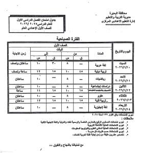 FB IMG 1766596865187 امتحانات الفصل الدراسي الأول رسميًا.. البحيرة تعلن جداول امتحانات الفصل الدراسي الأول 2025/2026 موقع في الجامعة