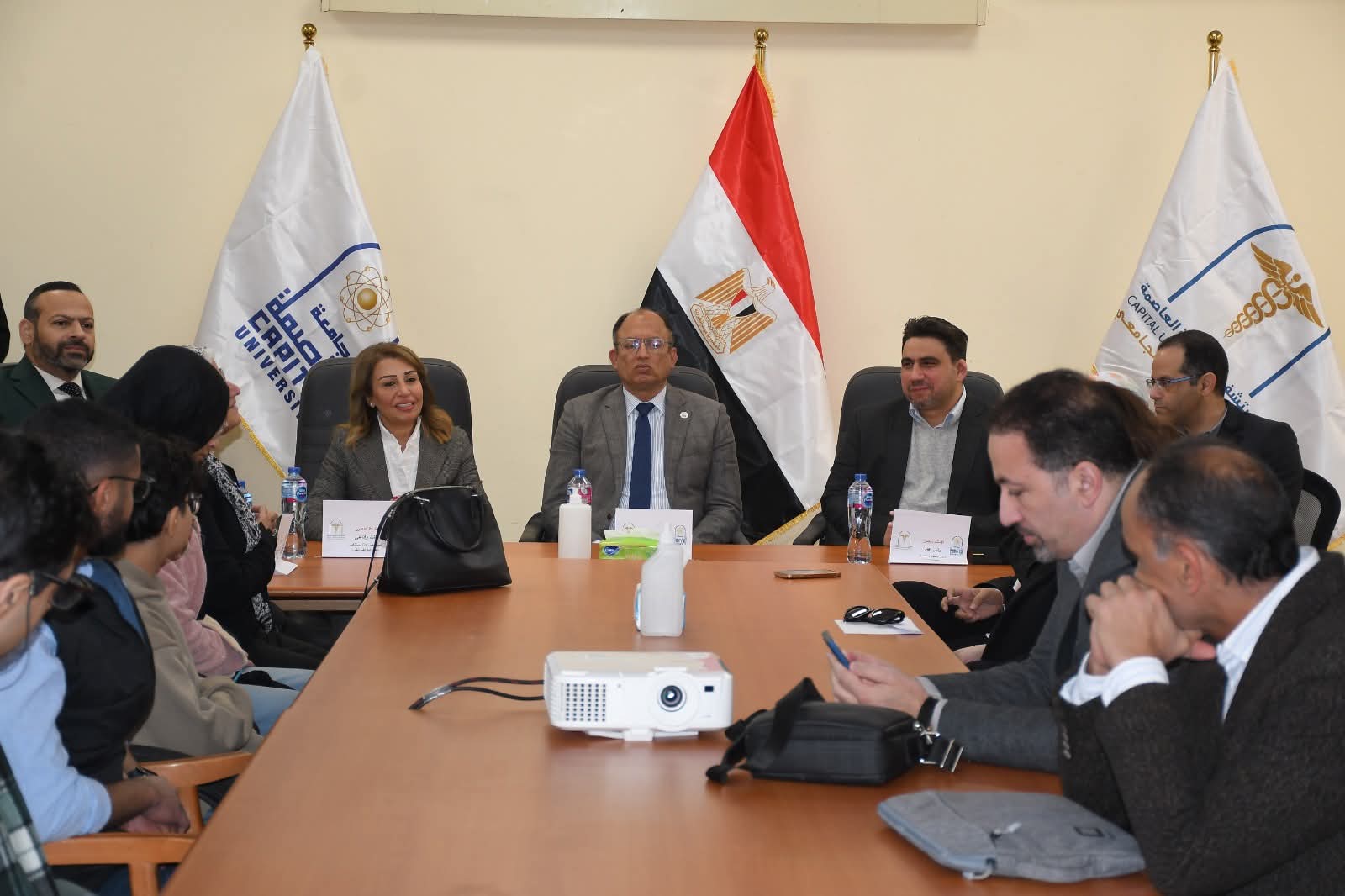 FB IMG 1766646929165 مجلس جامعة الدلتا التكنولوجية جامعة العاصمة تكرّم ذكرى الدكتور محمد فاضل في حفل تأبين مؤثر بمجلس المستشفيات الجامعية موقع في الجامعة