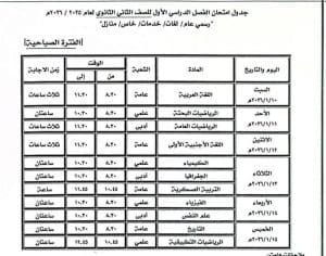 رسميًا.. جداول امتحانات الفصل الدراسي الاول بكفرالشيخ 2025-2026 2 FB IMG 1766843019174 1 جداول رسميًا.. جداول امتحانات الفصل الدراسي الاول بكفرالشيخ 2025-2026 موقع في الجامعة