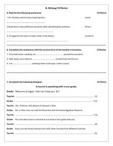 نماذج استرشادية ومواصفات امتحان اللغة الإنجليزية للصف الثالث الإعدادي 2026 8 FB IMG 1766859313444 نماذج نماذج استرشادية ومواصفات امتحان اللغة الإنجليزية للصف الثالث الإعدادي 2026 موقع في الجامعة