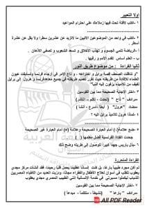 FB IMG 1766860713845 نماذج لطلاب الإعدادية.. نماذج استرشادية في اللغة العربية للفصل الدراسي الأول 2025-2026 موقع في الجامعة