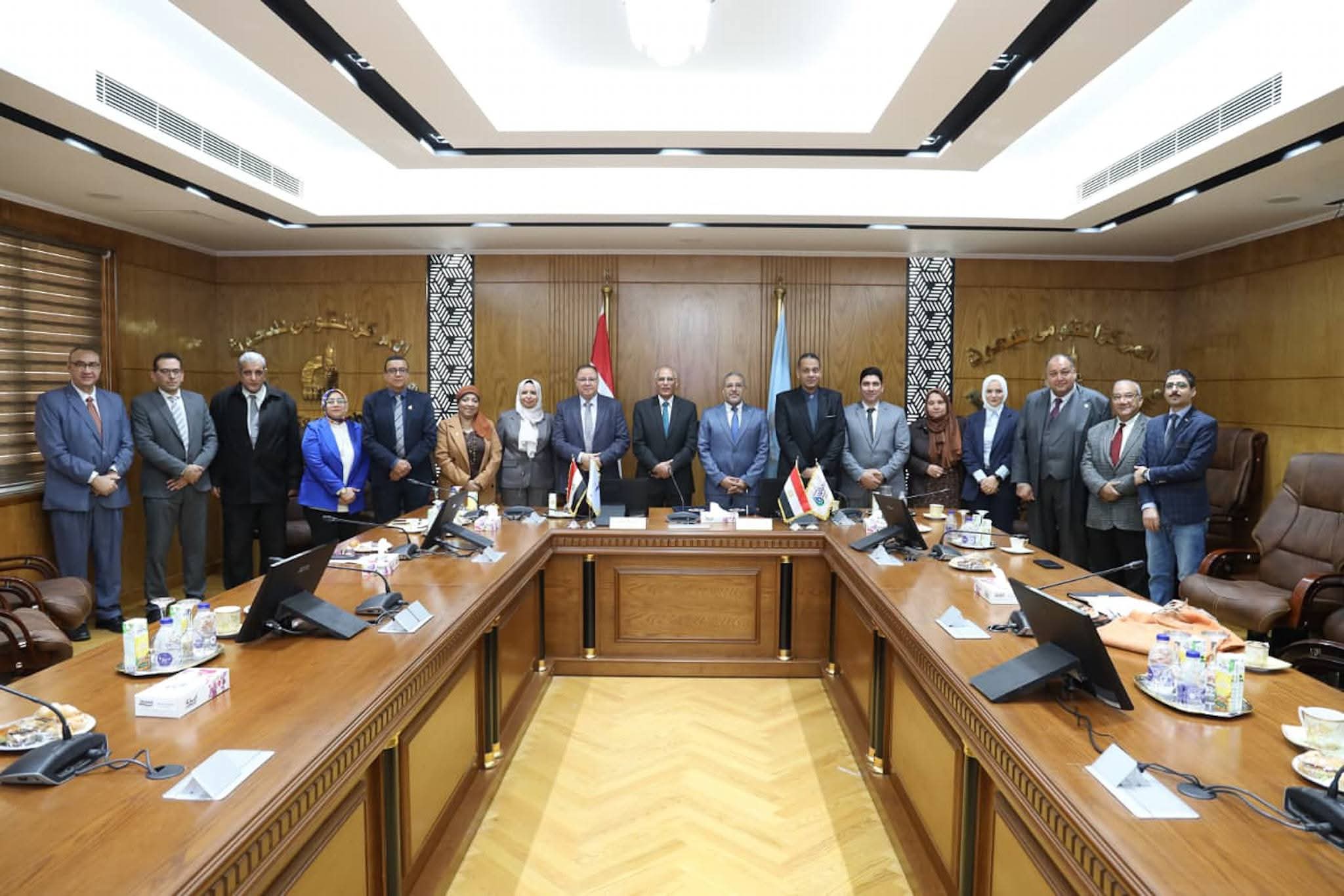 FB IMG 1766908781175 البحث مبادرة في الجامعة البحثية.. مصر تعزز البحث العلمي في مجال المياه ببروتوكول تعاون بين مركزين قوميّين موقع في الجامعة
