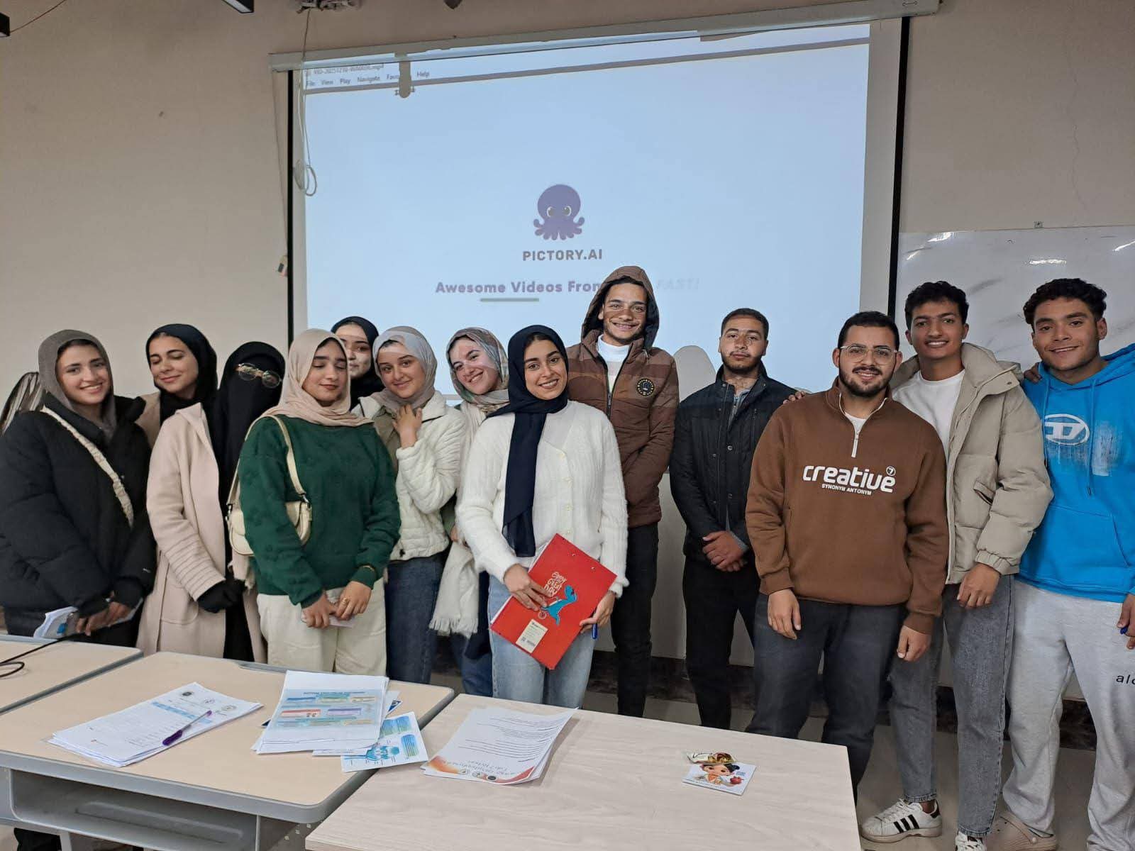 FB IMG 1766934448127 المنصورة صيدلة المنصورة الأهلية تطلق تجربة تعليمية بصرية مبتكرة في الفسيولوجي والباثوفسيولوجي موقع في الجامعة