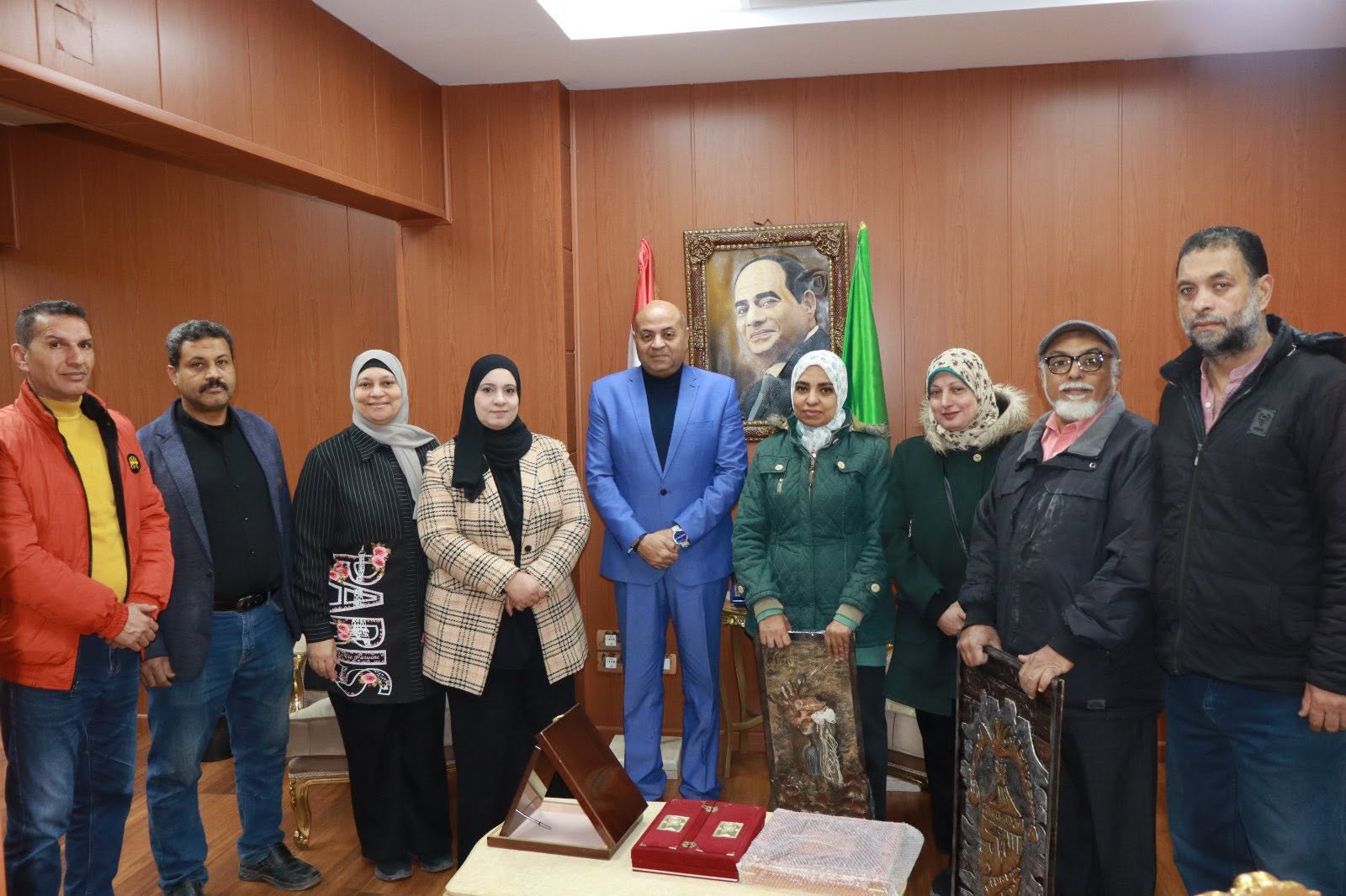 FB IMG 1766937740425 الدقهلية الدقهلية تستكمل أعمال التجميل بالديوان العام لتحسين بيئة العمل في الجهات التنفيذية موقع في الجامعة